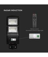 8W Solara LED Solar Straßenleuchte - 1000lm, IP65, kaltweiß, Bewegungssensor, inkl. Fernbedienung und Batterie