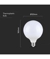 E27 22W LED Globe-Lampe - Ø12 cm, G120, matt