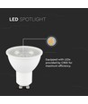 7,5W GU10 LED Leuchtmittel - 610lm, Samsung LED Chip, 38°, warmweiß