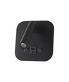 8W LED Bett-Wandleuchte mit USB-Ladefunktion - Schwarz, 3000K, CREE Chip, USB-A und USB-C