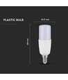 E14 7,5W LED Leuchtmittel - T37, 660lm, Samsung LED Chip, 230° Lichtverteilung