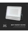 200W LED Fluter mit Samsung Chip - 115lm/W, IP65, schwarz, kaltweiß, Außenbereich
