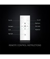 460x100mm VT-7462 Pendelleuchte 45W - runde LED Designerleuchte, CCT: 3in1, dimmbar, weiß