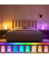 Wiederaufladbare RGB+CCT LED Tisch-/Nachtlampe - Weiß, Touch-Dimmbar, IP20 Innenbereich