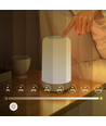 Wiederaufladbare RGB+CCT LED Tisch-/Nachtlampe - Weiß, Touch-Dimmbar, IP20 Innenbereich