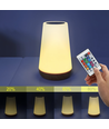 Wiederaufladbare RGBW LED Tisch-/Nachtlampe - Weiß, Touch-Dimmbar, IP20 Innenbereich