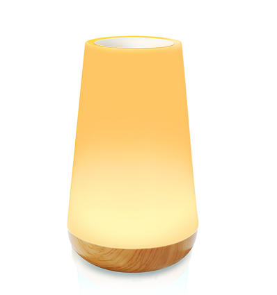Wiederaufladbare RGBW LED Tisch-/Nachtlampe - Weiß, Touch-Dimmbar, IP20 Innenbereich