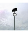 VT-104W LED-Flutlichtstrahler 100W - mit Solarpanel, CCT: 7in1, schwarzes Gehäuse, Batteriestatusanzeige, IP65