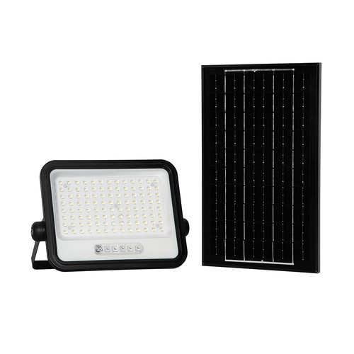 10W Solar LED Fluter - 1700lm, IP65, mit Solarpanel und Sensor