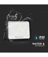 Vt-304w LED-Strahler 300W - mit Solarpanel, CCT:7in1, schwarzes Gehäuse, mit Batteriestatusanzeige, IP65