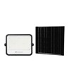 400W Solar LED Fluter, 7-in-1 CCT - IP65, schwarz, LiFePO4 Batterie, inkl. Solarpanel und Batterieanzeige