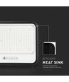 400W Solar LED Fluter, 7-in-1 CCT - IP65, schwarz, LiFePO4 Batterie, inkl. Solarpanel und Batterieanzeige