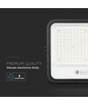 400W Solar LED Fluter, 7-in-1 CCT - IP65, schwarz, LiFePO4 Batterie, inkl. Solarpanel und Batterieanzeige