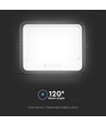 400W Solar LED Fluter, 7-in-1 CCT - IP65, schwarz, LiFePO4 Batterie, inkl. Solarpanel und Batterieanzeige