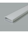 2m Aluminiumprofil Montageset - Inkl. Abdeckung, 40x10mm