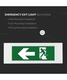 3,8W Samsung LED Notleuchte - 6000K, IP20, 22m Erkennungsweite, inkl. Batterie