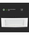 3,8W Samsung LED Notleuchte - 6000K, IP20, 22m Erkennungsweite, inkl. Batterie