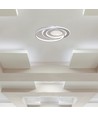 60W LED Deckenleuchte, CCT - 50x42cm, weiß, inkl. Fernbedienung, dimmbar, 4800lm