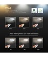 60W LED Deckenleuchte, CCT - 50x42cm, weiß, inkl. Fernbedienung, dimmbar, 4800lm
