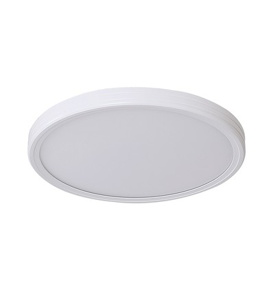 36W LED Deckenleuchte mit Fernbedienung - Ø39cm, CCT 3-in-1, weiß/schwarzer Rand, inkl. Leuchtmittel