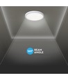 36W LED Deckenleuchte mit Fernbedienung - Ø39cm, CCT 3-in-1, weiß/schwarzer Rand, inkl. Leuchtmittel