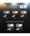36W LED Deckenleuchte mit Fernbedienung - Ø39cm, CCT 3-in-1, weiß/schwarzer Rand, inkl. Leuchtmittel
