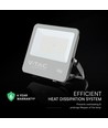 100W LED Flutlicht - 135lm/W, Samsung LED chip, IP65, schwarz, Außenbereich