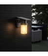 0,9W Solara LED Wandleuchte mit Solarzelle - IP54, schwarz, 120lm, 3-in-1 CCT, inkl. Fernbedienung