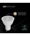 GU10 6,5W LED Leuchtmittel - 110 Grad, Samsung LED Chip, 445lm, ersetzt 60W