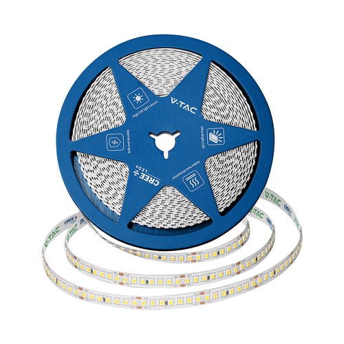 10m 12W/m LED Streifen, 168 LED pro Meter - 24V, IP20, 140lm/W, SMD2835