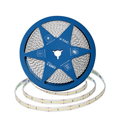 10m 12W/m LED Streifen, 168 LED pro Meter - 24V, IP20, 140lm/W, SMD2835