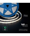 10m 12W/m LED Streifen, 168 LED pro Meter - 24V, IP20, 140lm/W, SMD2835