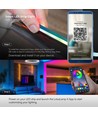 5m RGBIC Neon Flex LED-Set - 5V USB, Bluetooth-App, Fernbedienung