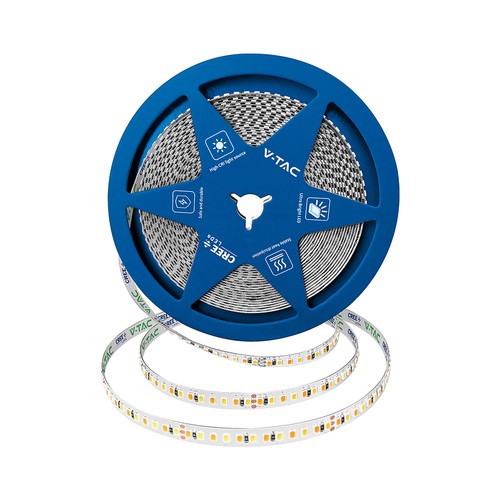 Modell 192 VT-2835 LED-Lichtband 15W/m - CREE-Chip, 3-in-1, IP20, 24V, 8 mm, doppelte Leiterplatte, 10 m/Rolle, Preis pro Meter
