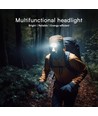 3W+5W wiederaufladbare LED Stirnlampe - 470lm, 230° Weitwinkel, IP44, inkl. Batterie