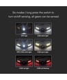 3W+5W wiederaufladbare LED Stirnlampe - 470lm, 230° Weitwinkel, IP44, inkl. Batterie