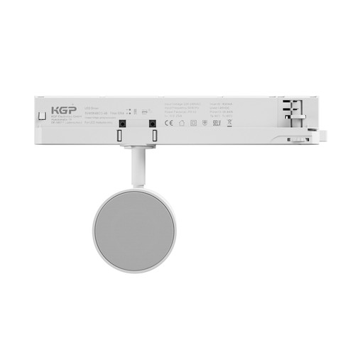 10W Bluetooth Lautsprecher für 3-Phasen Schiene - Weiß, Bluetooth 5.4, direkte Stromversorgung über Schiene, IP20