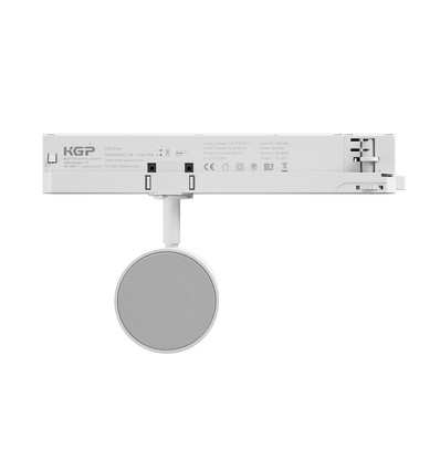 10W Bluetooth Lautsprecher für 3-Phasen Schiene - Weiß, Bluetooth 5.4, direkte Stromversorgung über Schiene, IP20