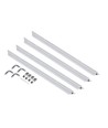 Einbaurahmen für 60x60 Paneele - Weiß, Aluminium