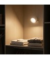 4,5W Wiederaufladbare Wandleuchte CCT - IP20, rund, weiß, 360° drehbar, inkl. Leuchtmittel und Fernbedienung