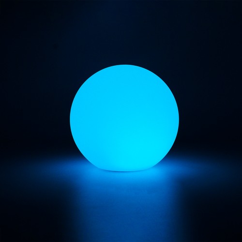 Ø10 cm RGB LED Kugel - Wiederaufladbar, mit Fernbedienung, IP66
