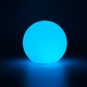 Ø12 cm RGB LED Kugel - Wiederaufladbar, mit Fernbedienung, IP66