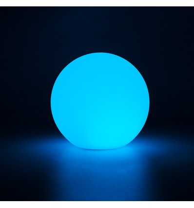 Ø12 cm RGB LED Kugel - Wiederaufladbar, mit Fernbedienung, IP66
