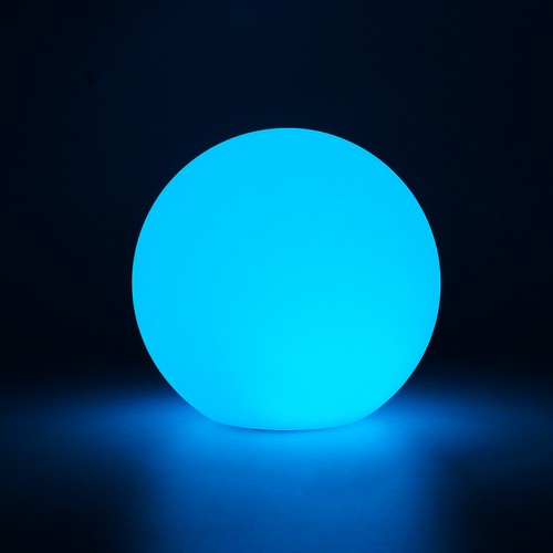 Ø15 cm RGB LED Kugel - Wiederaufladbar, mit Fernbedienung, IP66