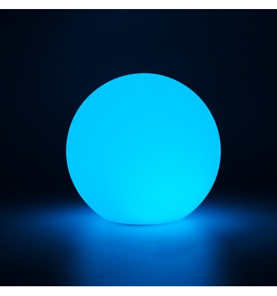 Ø15 cm RGB LED Kugel - Wiederaufladbar, mit Fernbedienung, IP66