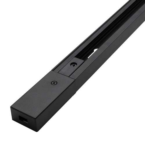 2m Schienen für Schienenspot - 1-phasig, schwarz, 1F2W