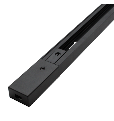 2m Schienen für Schienenspot - 1-phasig, schwarz, 1F2W