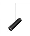 GU10 Teleskop-Deckenleuchte - Schwarz, Aluminium, 83-117cm