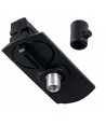 Lampensockel für 1-Phasen-Schienen - Schwarz. 1F2W