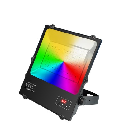 100W RGBW DMX Flutlicht - IP65, Arbeitsleuchte, DMX512